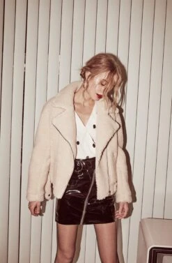 Brooklyn Jacket -Astr The Label Shop ACT13878 IVORY 04