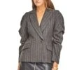 Arden Blazer 1 Arden Blazer -Astr The Label Shop ACT15001 CHARCOAL BROWN STRIPE 00