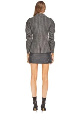 Arden Blazer 9 Arden Blazer -Astr The Label Shop ACT15001 CHARCOAL BROWN STRIPE 03