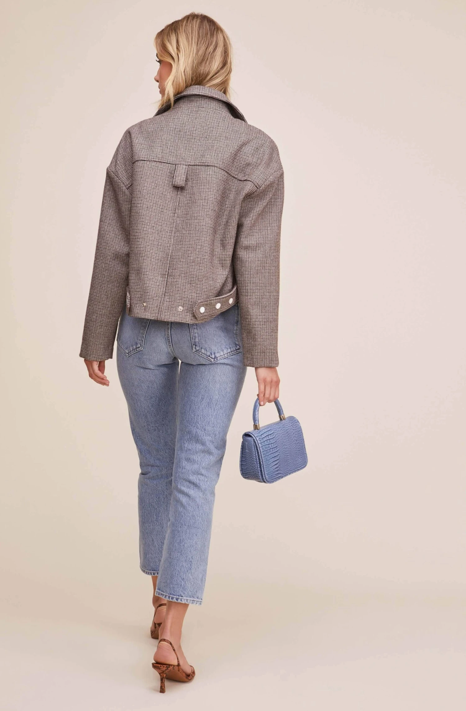 Boxy Woven Moto Jacket 6 Boxy Woven Moto Jacket - Image 4