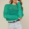 Cameron Sweater 2 Cameron Sweater -Astr The Label Shop ACT15225 EMERALD GREEN 2A