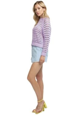 Cameron Sweater 20 Cameron Sweater -Astr The Label Shop ACT15225 LAVENDER 2