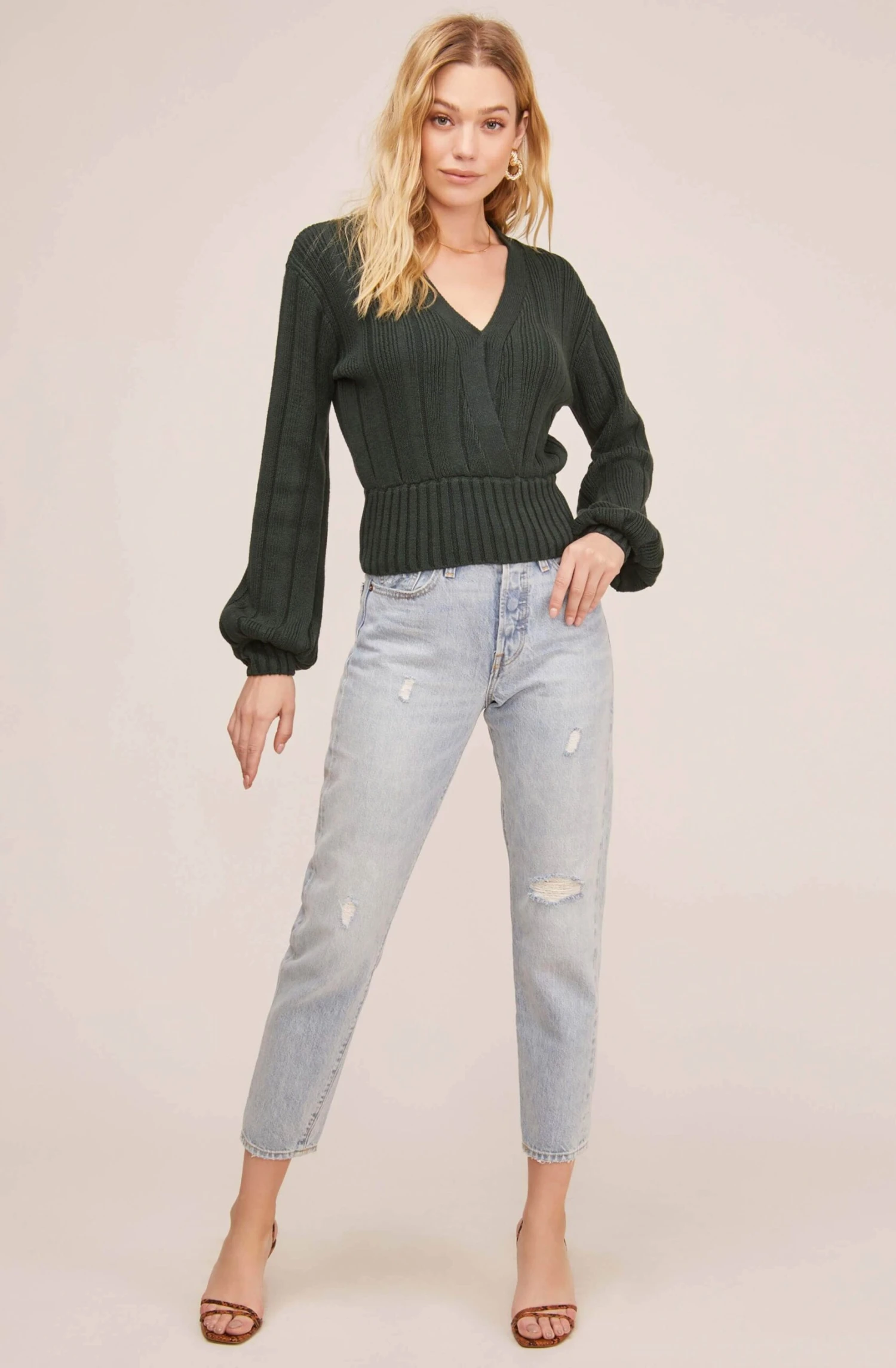 Evie Wrap Sweater 4 Evie Wrap Sweater - Image 2