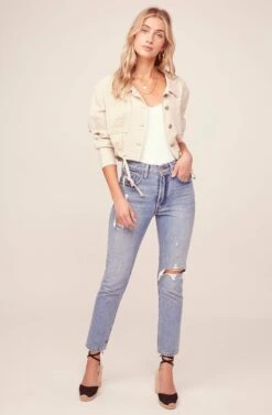 Bardot Jacket -Astr The Label Shop ACT15328 NATURAL 1