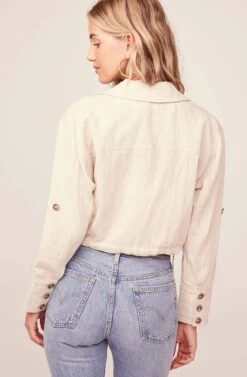 Bardot Jacket -Astr The Label Shop ACT15328 NATURAL 5