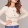 Aspen Sweater -Astr The Label Shop ACT15442 CREAM 1A