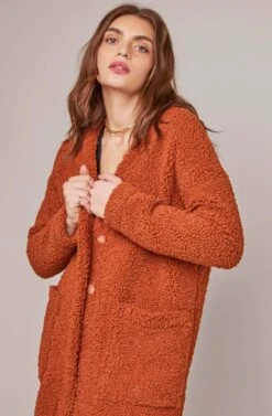Fauna Coat (Sold Out) -Astr The Label Shop ACT15455 RUST 1A a4f25424 00bf 4fa0 b962 3c99c25094ef