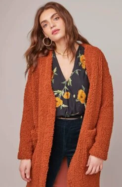 Fauna Coat (Sold Out) -Astr The Label Shop ACT15455 RUST 3A ea45a32e a24c 476c 815c 28fe34ae33ca