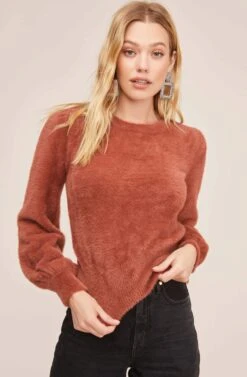 Sorbet Sweater 12 Sorbet Sweater -Astr The Label Shop ACT15465 MAUVE 2