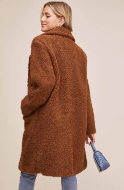 Freddie Coat -Astr The Label Shop ACT15475 CHESTNUT 7