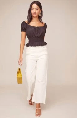 Romy Top -Astr The Label Shop ACT15482 BLACK 1