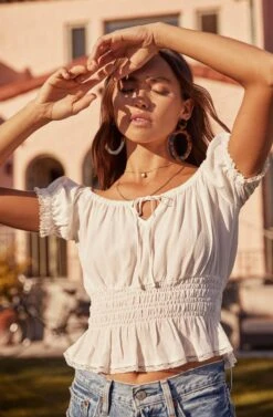 Romy Top -Astr The Label Shop ACT15482 OFF WHITE 9