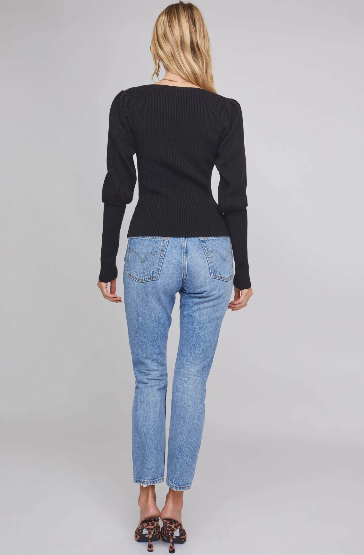 Marina Puff Sleeve Sweater 11 Marina Puff Sleeve Sweater - Image 9