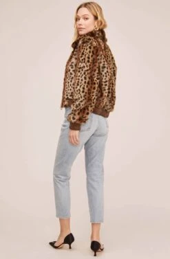 Remy Leopard Jacket -Astr The Label Shop ACT15588 LEOPARD SHADOW 4