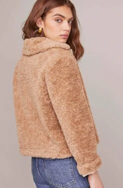 Teddi Jacket 9 Teddi Jacket -Astr The Label Shop ACT15608 CARAMEL 4A