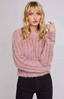 Danica Sweater -Astr The Label Shop ACT15611 PINK SPARKLE 3