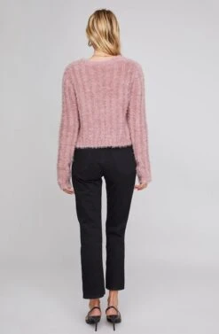 Danica Sweater -Astr The Label Shop ACT15611 PINK SPARKLE 4