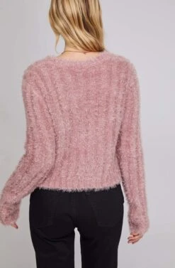 Danica Sweater -Astr The Label Shop ACT15611 PINK SPARKLE 5
