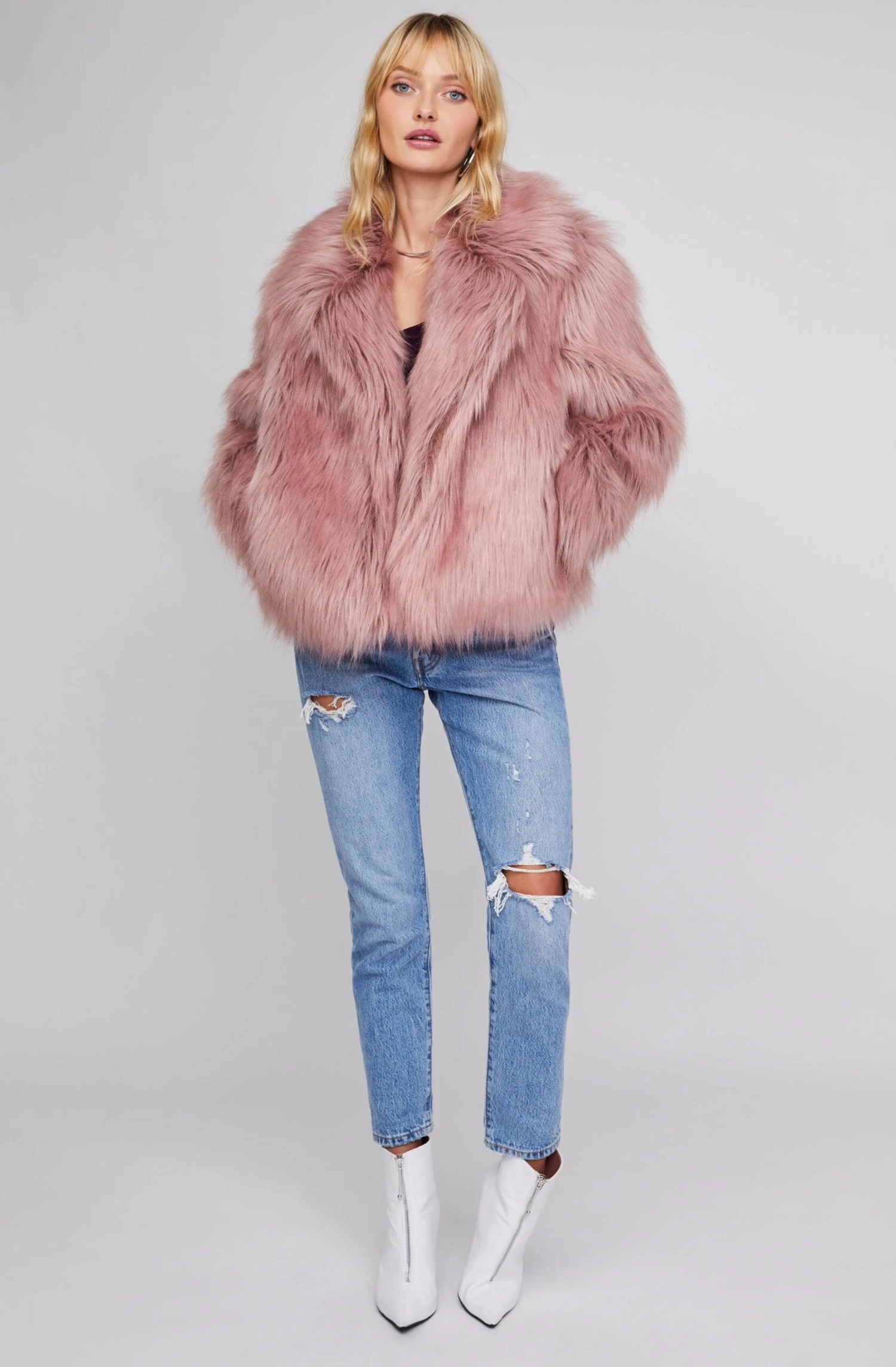 Adair Faux Fur Jacket 4 Adair Faux Fur Jacket - Image 2