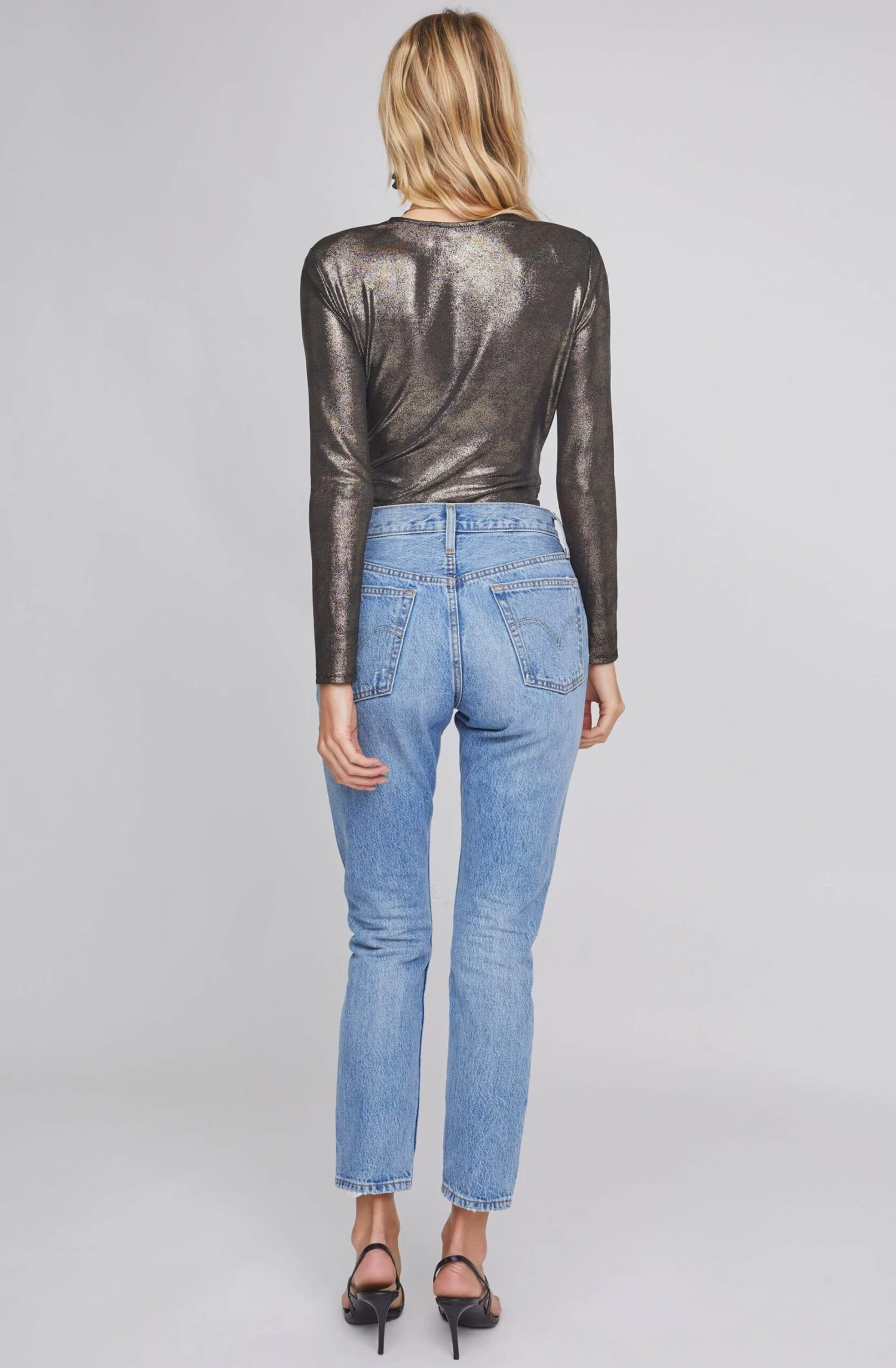 Luxe Metallic Bodysuit 6 Luxe Metallic Bodysuit - Image 4