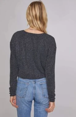 Boogie Down Wrap Top -Astr The Label Shop ACT15696 RAINBOW METALLIC 4