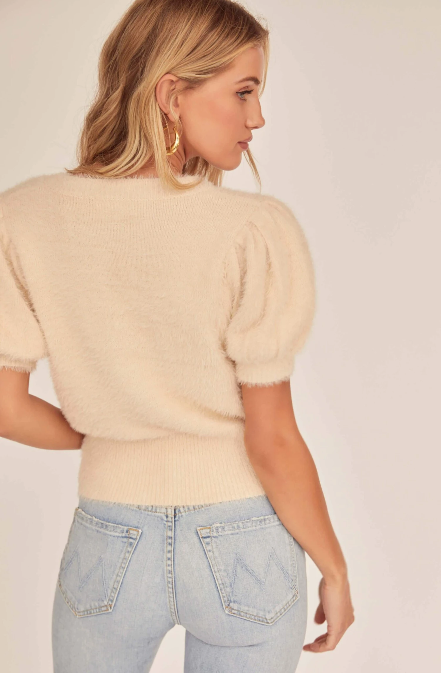 Alina Puff Sleeve Sweater 6 Alina Puff Sleeve Sweater - Image 4