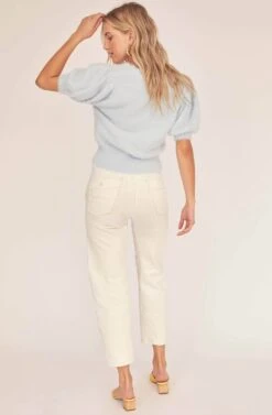Alina Puff Sleeve Sweater 20 Alina Puff Sleeve Sweater -Astr The Label Shop ACT15731 SKY BLUE 4A