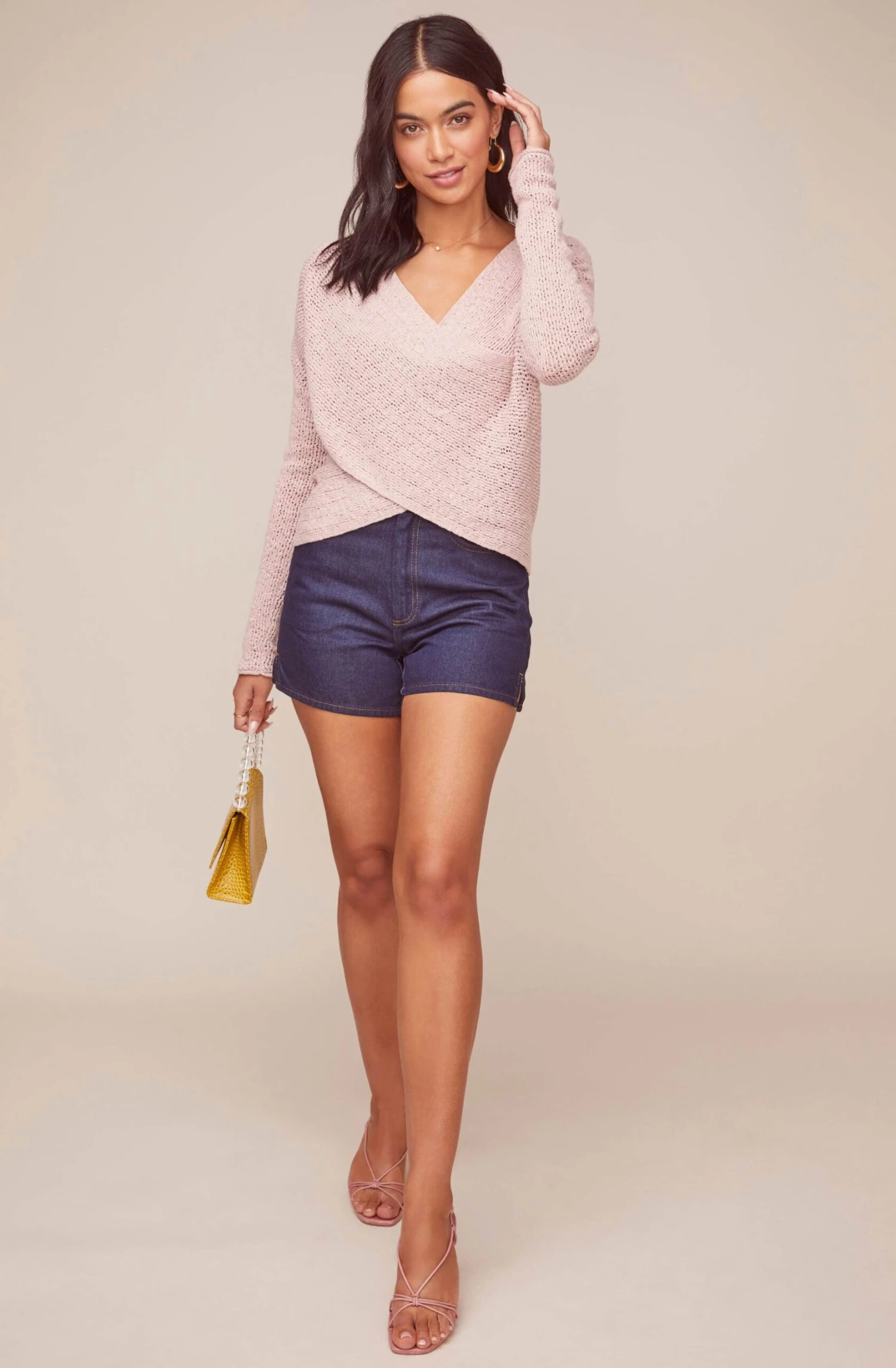 Mae Wrap Sweater (Dusty Lilac) 4 Mae Wrap Sweater (Dusty Lilac) - Image 2