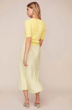 Cloud Nine Short Sleeve Cardigan -Astr The Label Shop ACT15786 LEMONADE 4