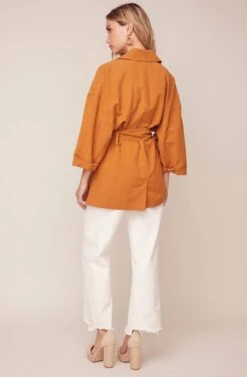 Gemini Jacket -Astr The Label Shop ACT15827 CARAMEL 4