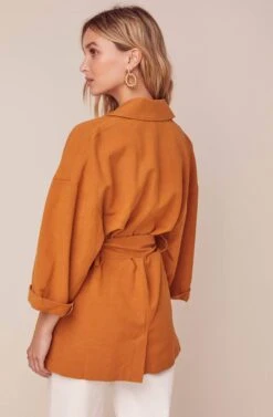 Gemini Jacket -Astr The Label Shop ACT15827 CARAMEL 5