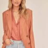Allegra Oversized Blazer 2 Allegra Oversized Blazer -Astr The Label Shop ACT15839 BAKED CLAY 2A