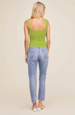 Darci Smocked Top 12 Darci Smocked Top -Astr The Label Shop ACT15849 GREEN 3 UPDATED