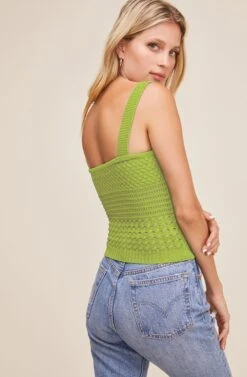 Darci Smocked Top 13 Darci Smocked Top -Astr The Label Shop ACT15849 GREEN 4 UPDATED