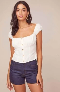 Billie Jean Puff Sleeve Top