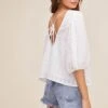 Maris Puff Sleeve Top -Astr The Label Shop ACT16001 WHITE 4 3a950fb1 a990 4bf6 90a0 b61ba1288827