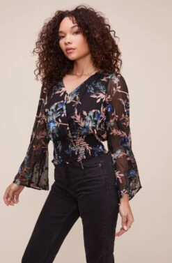 Evangeline Bell Sleeve Top