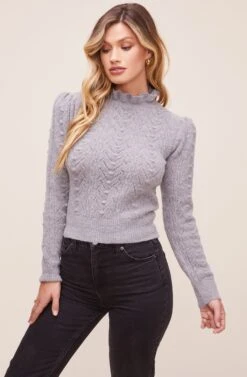 Sally Mock Neck Sweater