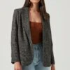 Harlow Herringbone Blazer