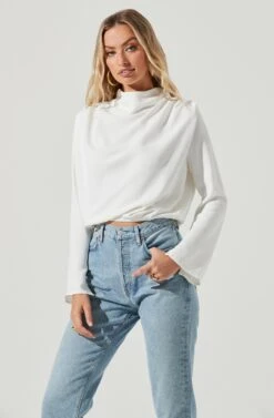 Amelia Mock Neck Top