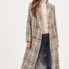Raquel Plaid Double Breasted Coat