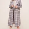 Raquel Plaid Coat 2 Raquel Plaid Coat -Astr The Label Shop ACT16283 BLUE GRAY MULTI PLAID 9