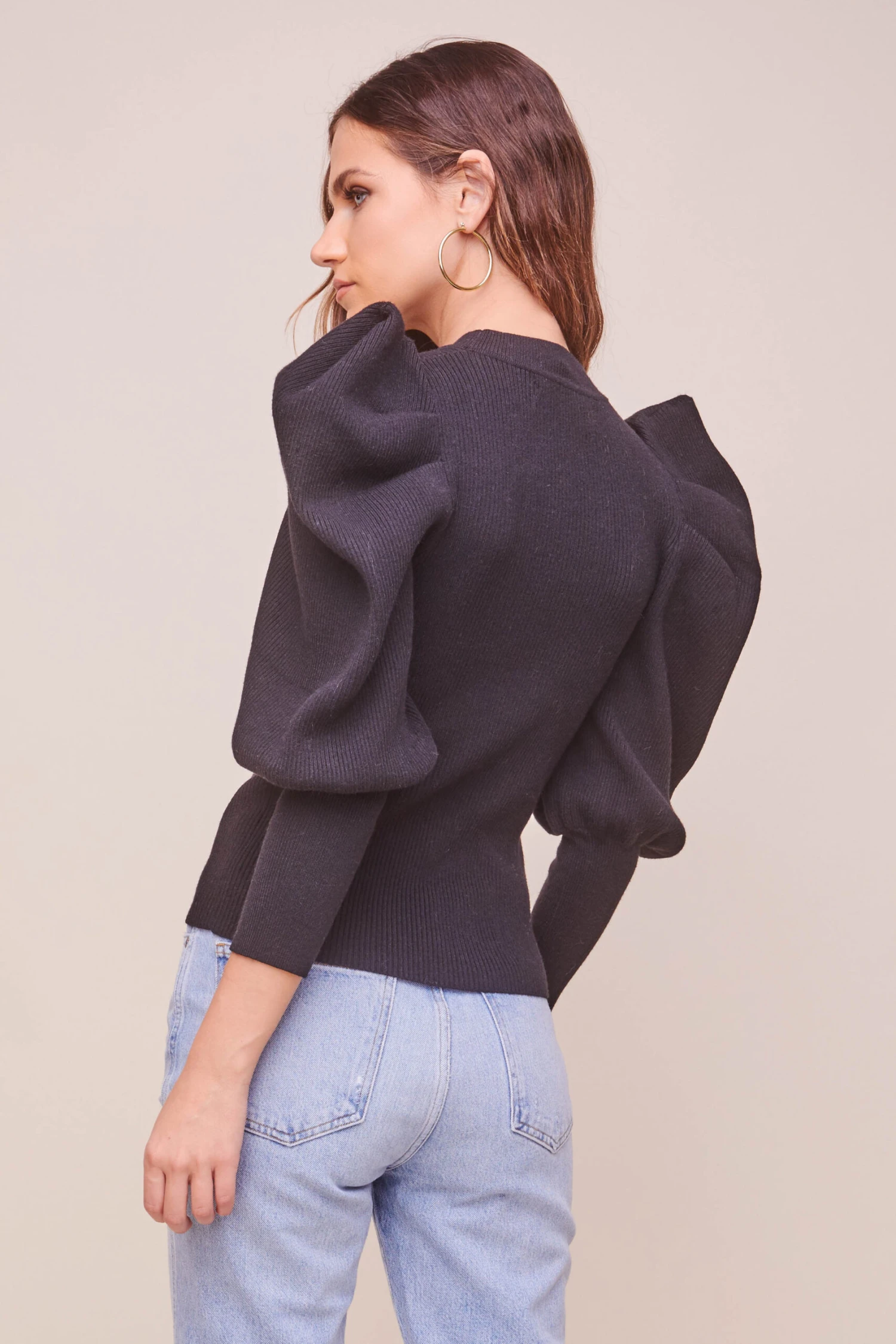 Elina Puff Sleeve Sweater 11 Elina Puff Sleeve Sweater - Image 9