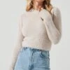Belle Fuzzy Knit Sweater