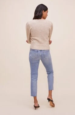 Cecilia Knit Cardigan -Astr The Label Shop ACT16315 GOLD 6