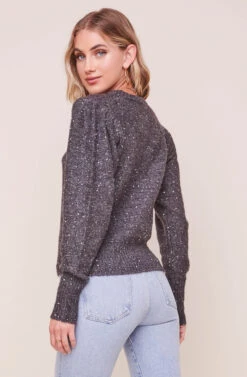 Dorothy Puff Sleeve Sweater 14 Dorothy Puff Sleeve Sweater -Astr The Label Shop ACT16404 CHARCOAL 3 2