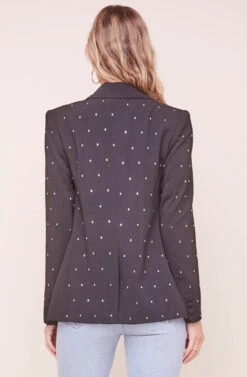 Maeve Embellished Blazer -Astr The Label Shop ACT16409 BLACKJEWEL 3 2