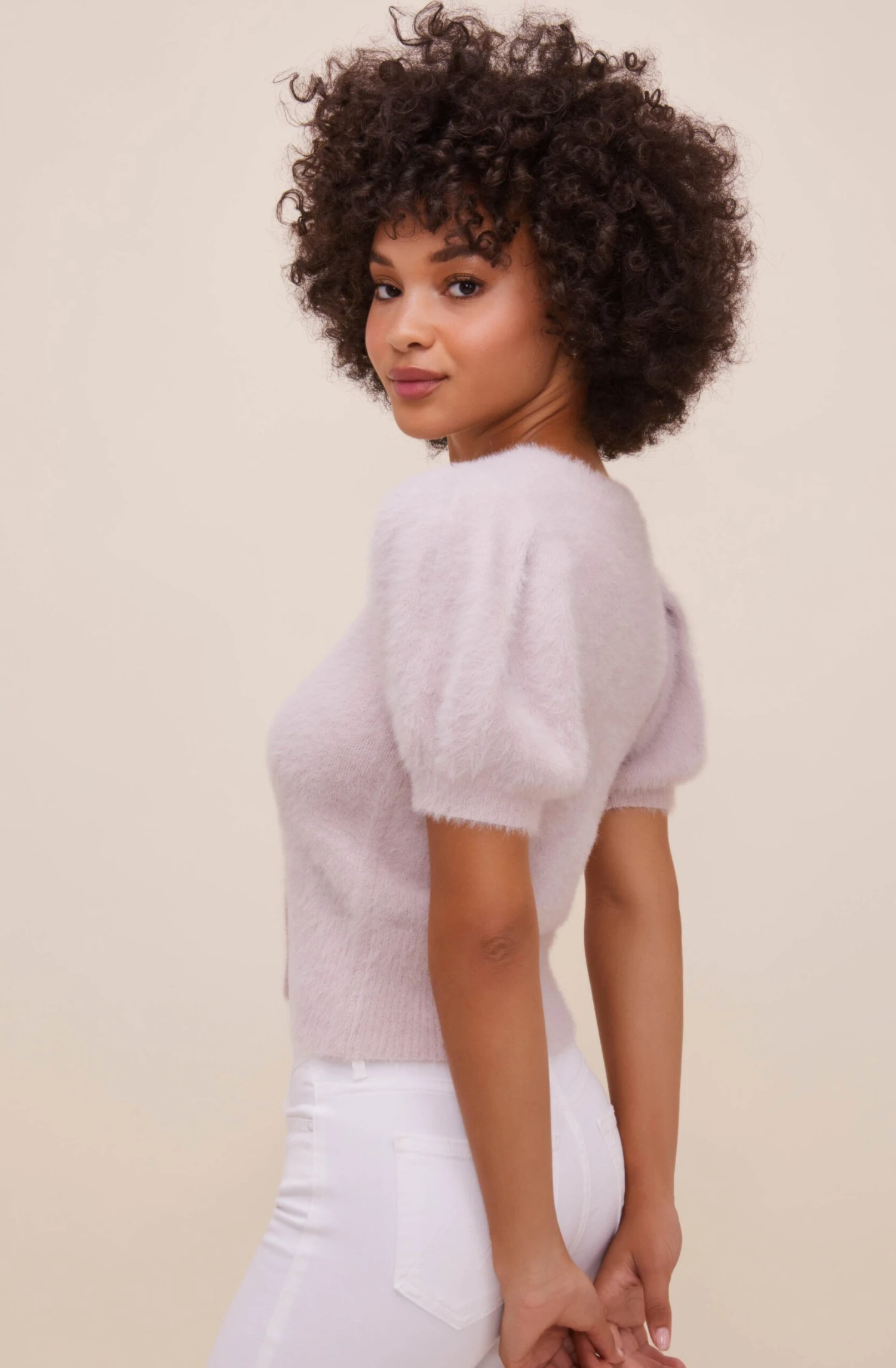 Alba Puff Sleeve Cardigan 11 Alba Puff Sleeve Cardigan - Image 9