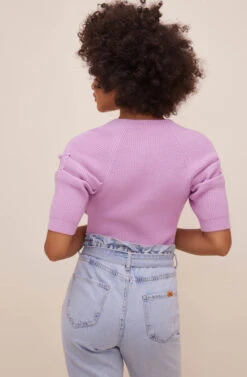 Adelia Ribbed Knit Sweater 25 Adelia Ribbed Knit Sweater -Astr The Label Shop ACT16525 ORCHID 7