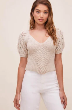 Cosette Pointelle Sweater